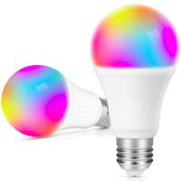 Smart Light Bulb  Color Changing Wireless Bulb Smart WiFi LED  Bulbs No Hub Required 110-240V Works with Alexa Google Home